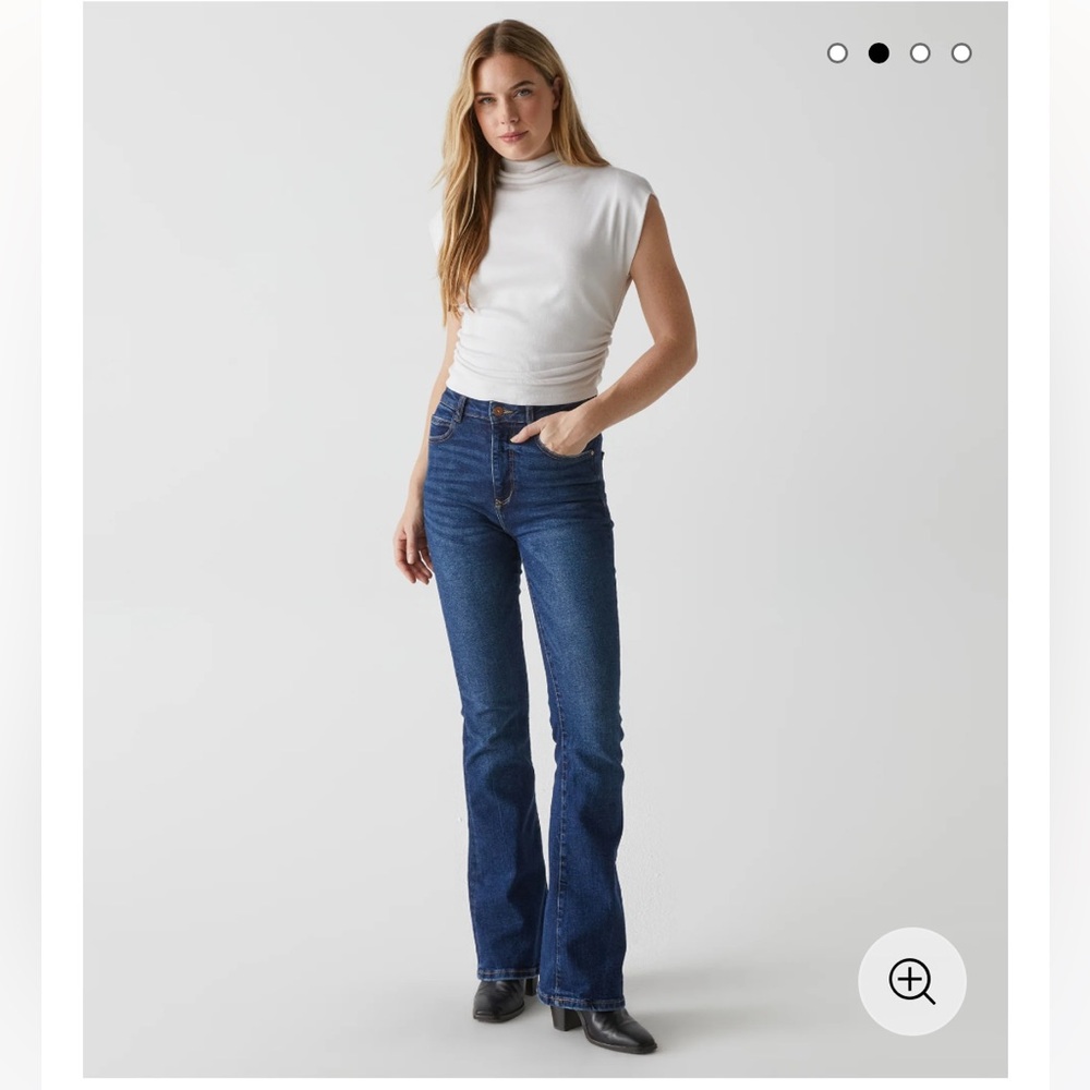 Michael Stars Piper Power Cropped Shoulder Tee